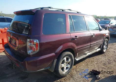 2007 Honda Pilot Ex-L from USA, damaged, VIN 2HKYF18717H527406